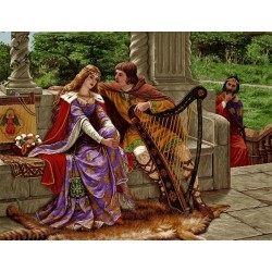 نخ و نقشه تابلو فرش فرانسوی کد 189