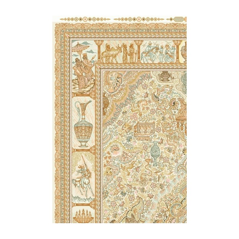 نخ و نقشه فرش کد 21