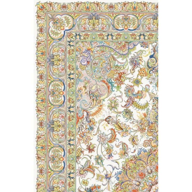 نخ و نقشه فرش کد 35