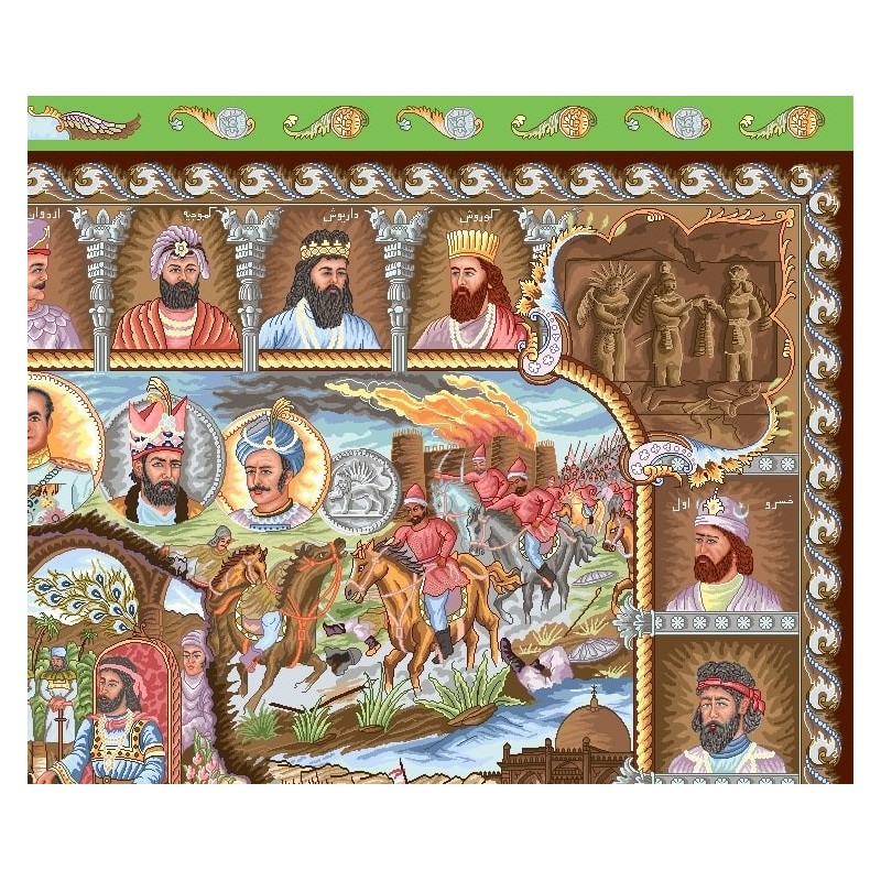 نخ و نقشه فرش کد 101