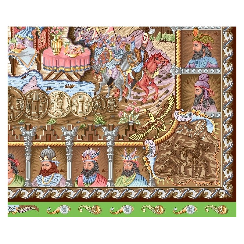 نخ و نقشه فرش کد 101