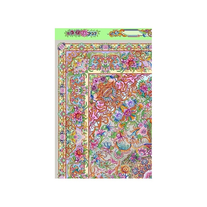 نخ و نقشه فرش کد 105