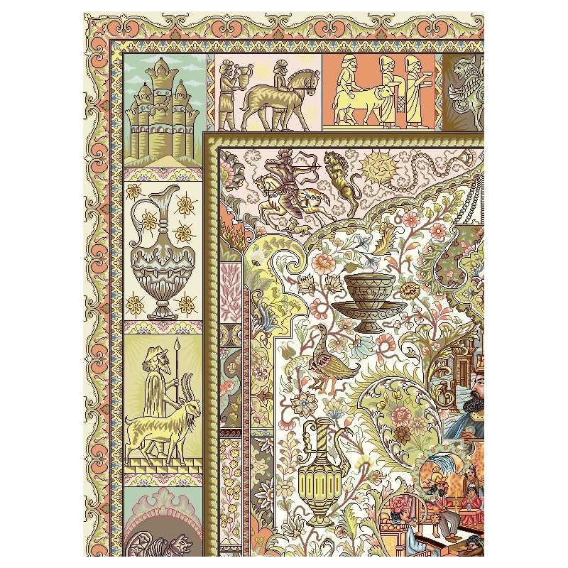 نخ و نقشه فرش کد 114