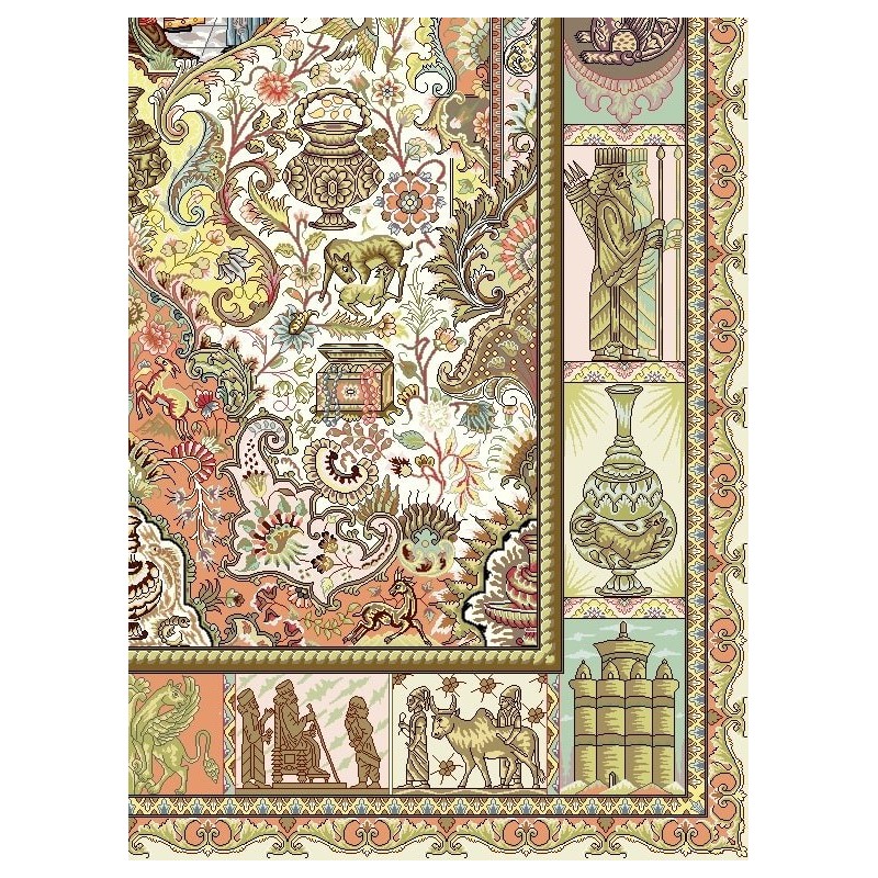 نخ و نقشه فرش کد 114