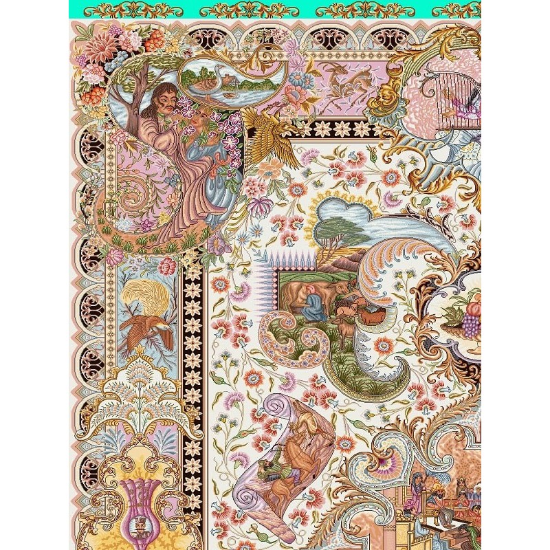 نخ و نقشه فرش کد 116