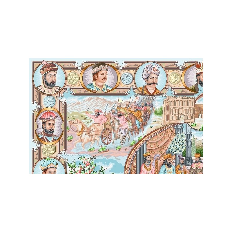 نخ و نقشه فرش کد 117