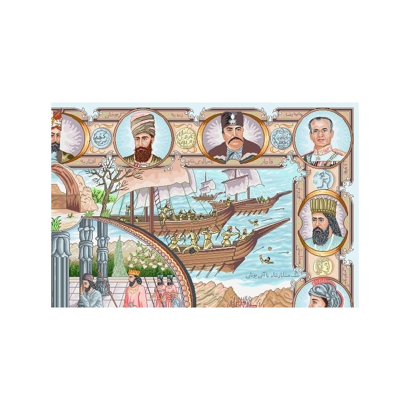 نخ و نقشه فرش کد 117