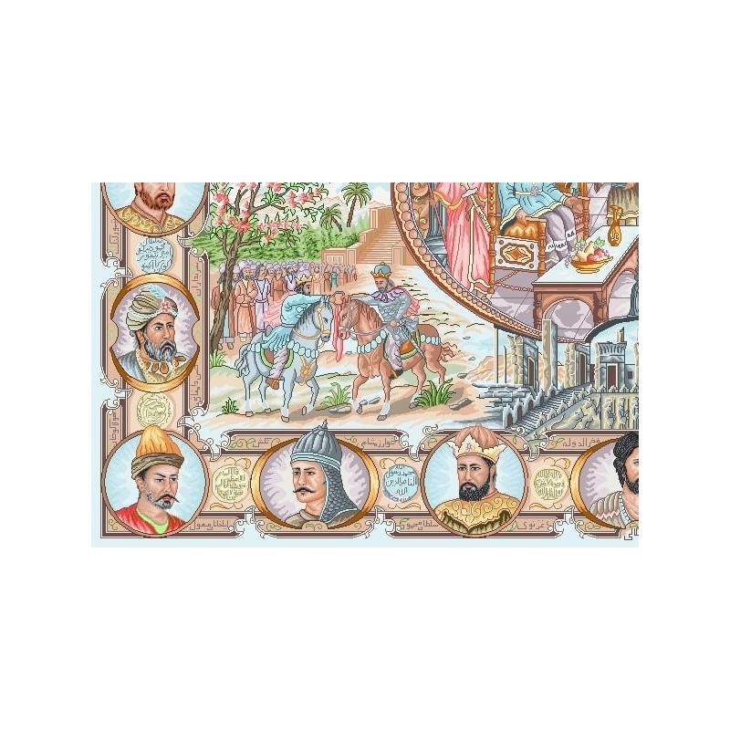 نخ و نقشه فرش کد 117