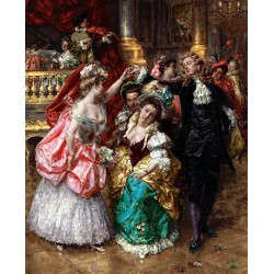 نخ و نقشه تابلو فرش فرانسوی کد 36