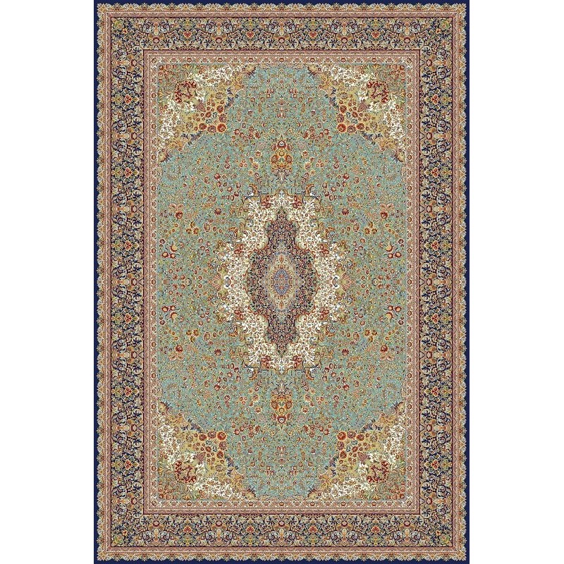 نخ و نقشه فرش تمام ابریشم کد 20