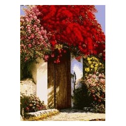 نخ و نقشه آموزشی تابلو فرش کد 36