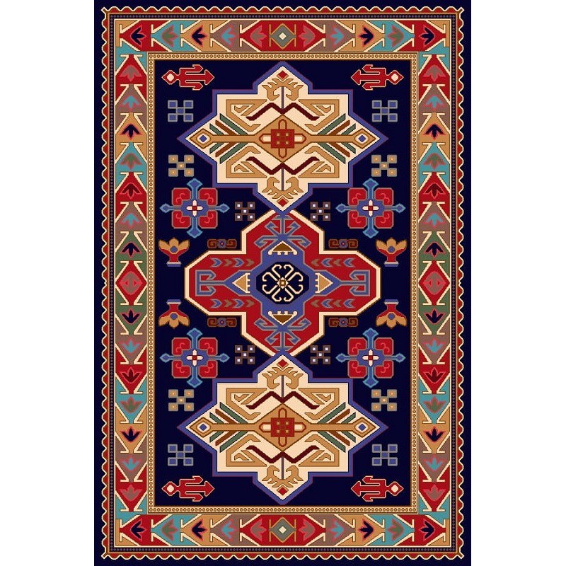 نخ و نقشه فرش درشت باف کد 51