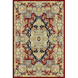 نخ و نقشه فرش درشت باف کد 56 مشکی