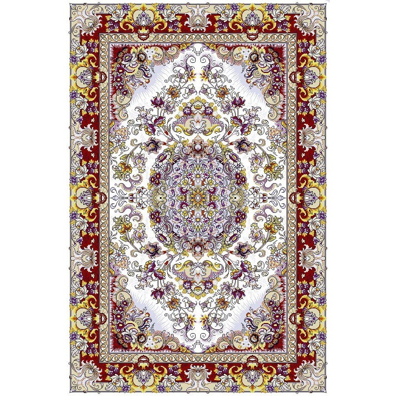 نخ و نقشه فرش درشت باف کد 57