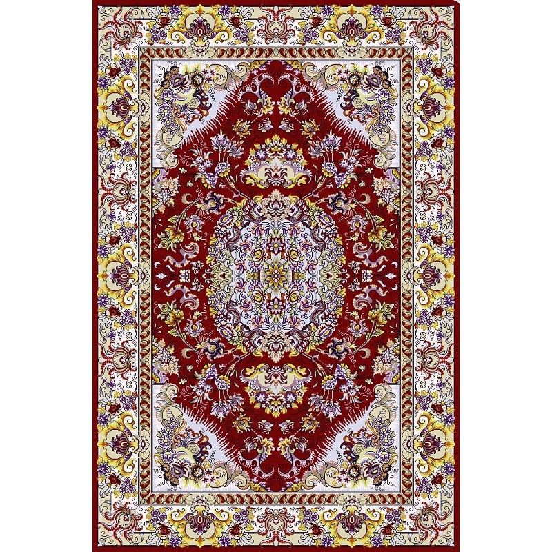 نخ و نقشه فرش درشت باف کد 57 لاکی