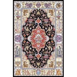 نخ و نقشه فرش درشت باف کد 58