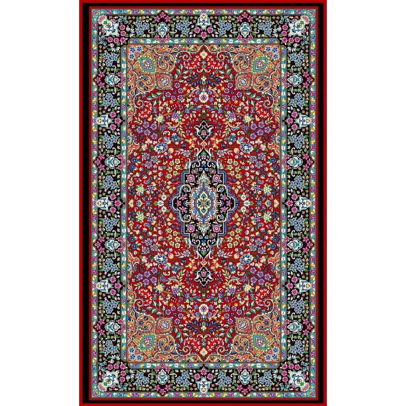 نخ و نقشه فرش درشت باف کد 60