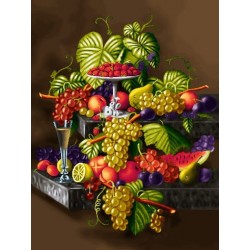 نخ و نقشه تابلو فرش گل کد 101