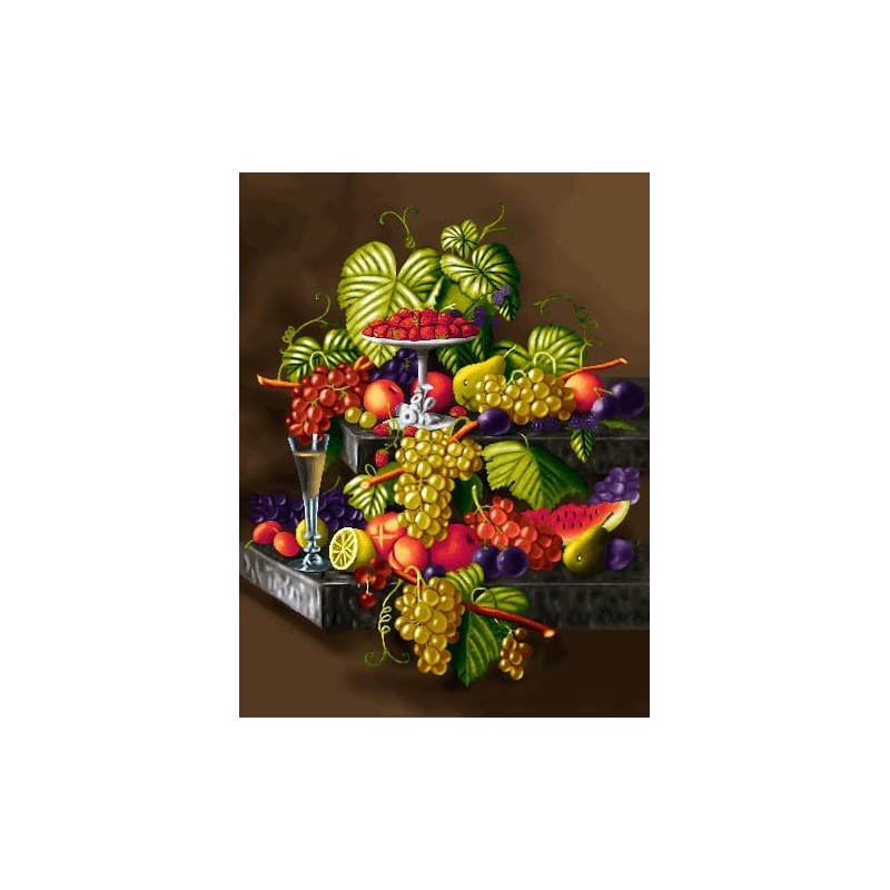 نخ و نقشه تابلو فرش گل کد 101