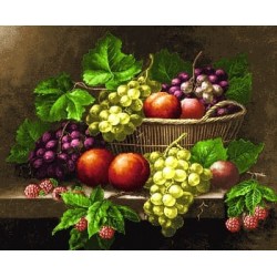 نخ و نقشه تابلو فرش گل کد 107