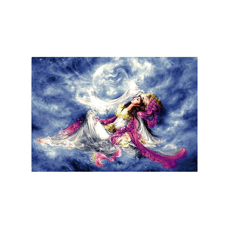 نخ و نقشه تابلو فرش مینیاتوری کد 112