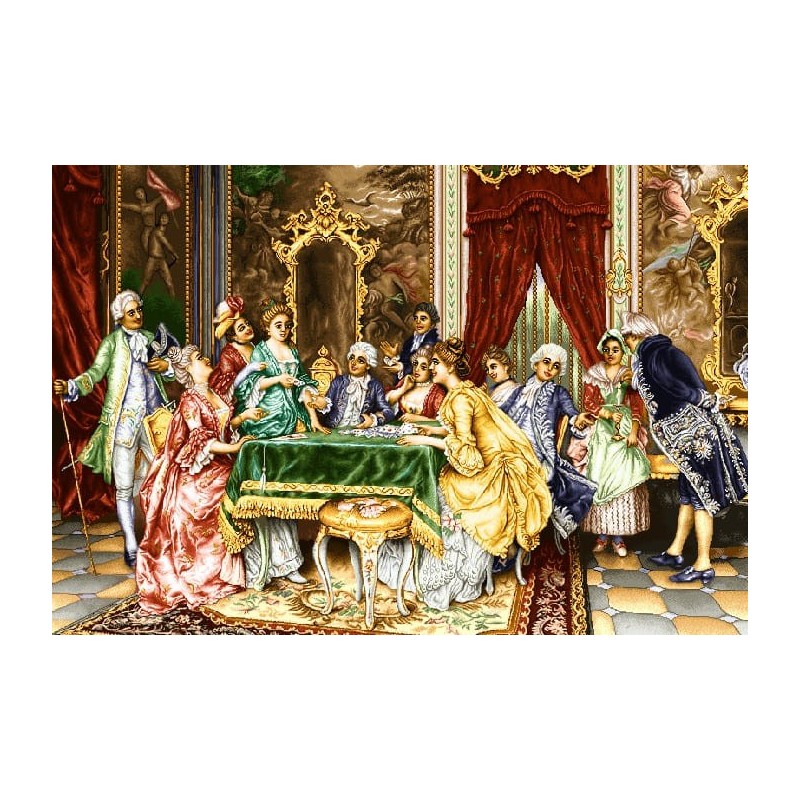 نخ و نقشه تابلو فرش فرانسوی کد 209