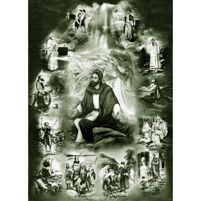 نخ و نقشه تابلو فرش ایرانی کد 122