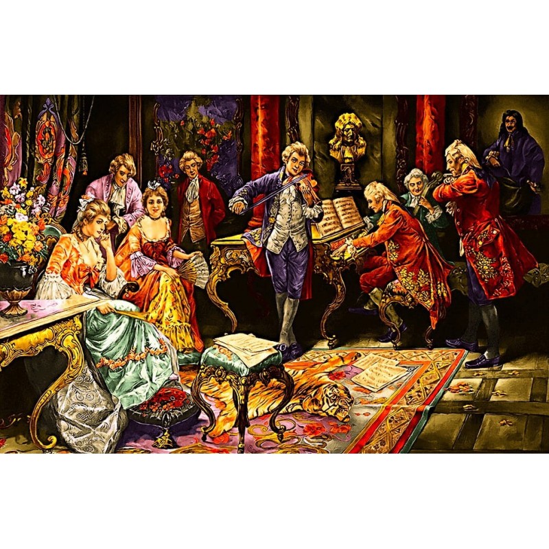 نخ و نقشه تابلو فرش فرانسوی کد 211