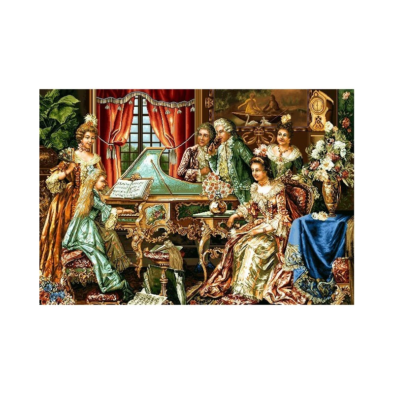 نخ و نقشه تابلو فرش فرانسوی کد 212