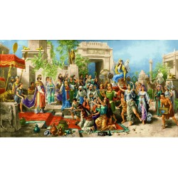 نخ و نقشه تابلو فرش فرانسوی کد 213