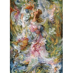 نخ و نقشه تابلو فرش مینیاتوری کد-9 بوی بهاران