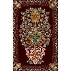 نخ و نقشه فرش درشت باف کد 14