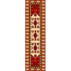 نخ و نقشه فرش درشت باف کد 12