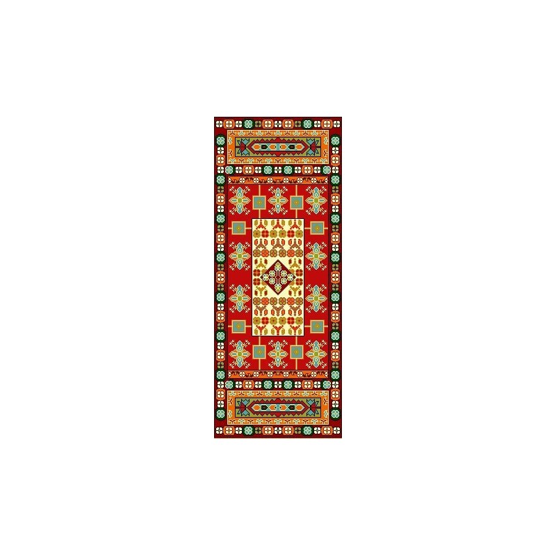 خ و نقشه فرش درشت باف کد 2