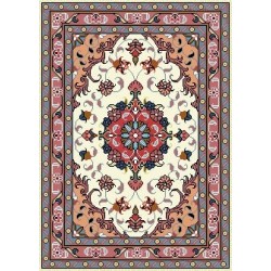 نخ و نقشه فرش درشت باف کد 20