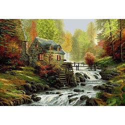 نخ و نقشه تابلو فرش کد 15...