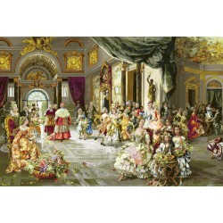 نخ و نقشه تابلو فرش فرانسوی...