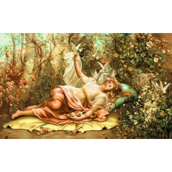 نخ و نقشه تابلو فرش فرانسوی...