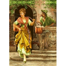 نخ و نقشه تابلو فرش فرانسوی کد 7 طرح طناز