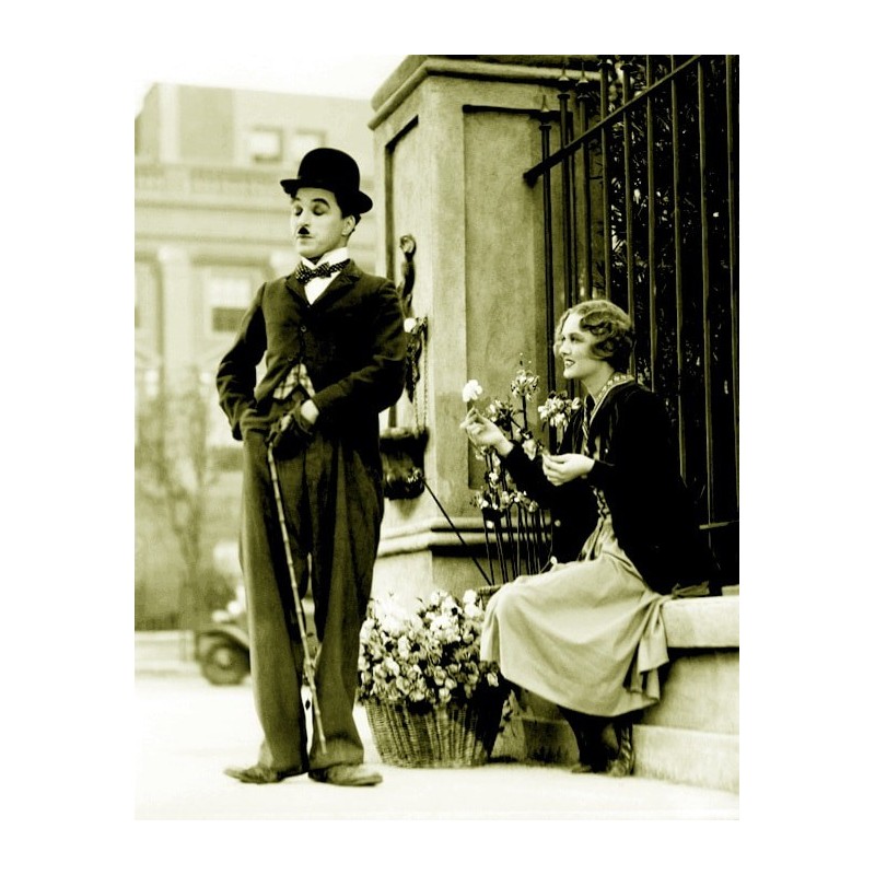 نخ و نقشه تابلو فرش فرانسوی کد 8 طرح چارلی و گل فروش 