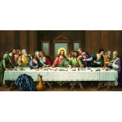 نخ و نقشه تابلو فرش فرانسوی کد 10 طرح آخرین شام 