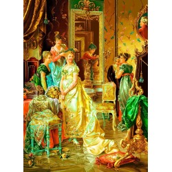 نخ و نقشه تابلو فرش فرانسوی کد 11 طرح سالن آرایش 