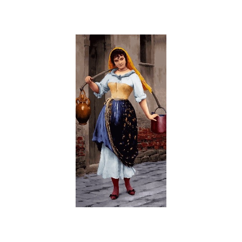 نخ و نقشه تابلو فرش فرانسوی کد 12 طرح جسیکا 