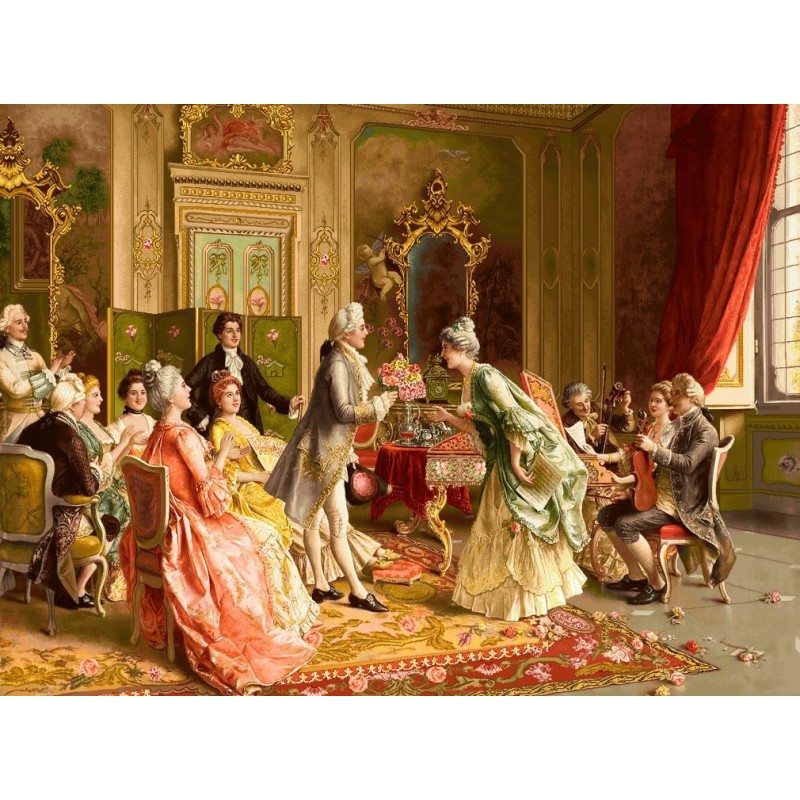 نخ و نقشه تابلو فرش فرانسوی کد 35 طرح قدردانی