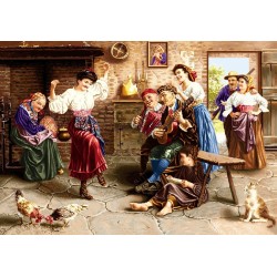 نخ و نقشه تابلو فرش فرانسوی کد 38 طرح سور و سات