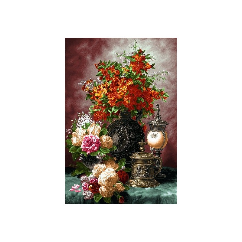 نخ و نقشه تابلو فرش کد 17 طرح یادبود