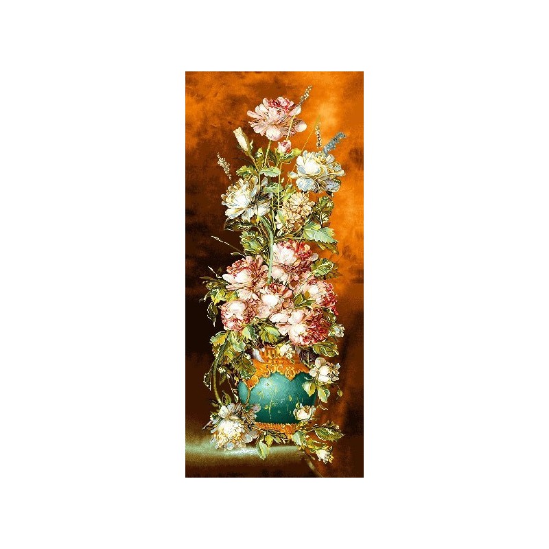 نخ و نقشه تابلو فرش کد 21 طرح گلبن