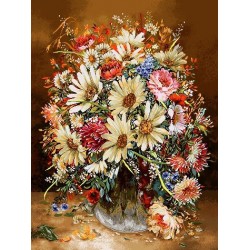 نخ و نقشه تابلو فرش کد 22 طرح آلاله ها