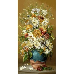 نخ و نقشه تابلو فرش کد 23 طرح گلریز