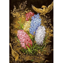 نخ و نقشه تابلو فرش کد 36 طرح یاس